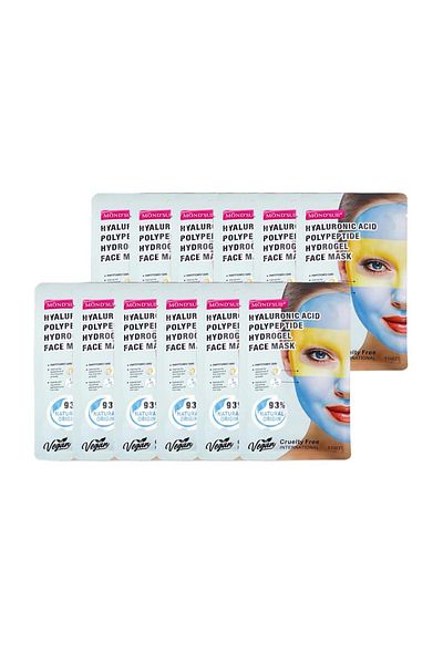 MondSub MOND'SUB Hyaluronic Acid polypeptide face mask, Sheet Mask, 12 Sheets