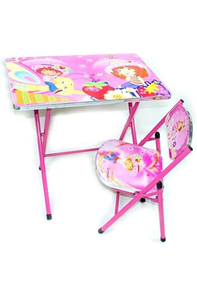 Türkiye Kids Folding Study Table and Chair Set