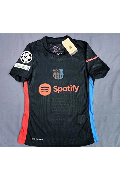 BREATHLESS F.C B.a.r.c.e.l.o.n.a 2024/25 Yeni Sezon İsimsiz Siyah Deplasman F...