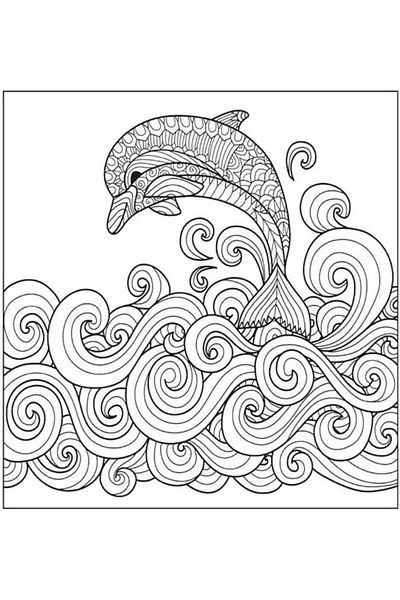Mu Art Ahşap Fun and Peaceful Mandala Coloring Book Dreams Series Multiple Choice Special Paint Book