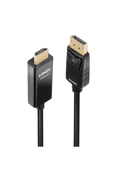 Inna marka Cablu Lindy DisplayPort de 5m la HDMI cu HDR, 40928