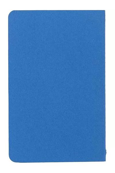 Mu Art Ahşap Notes 9X14 cm Thread Stitched Notebook with Cardboard Cover, 24 Sheets, Plain, Navy Blue