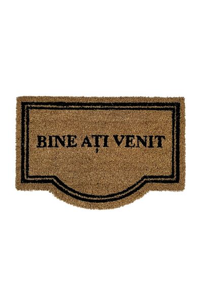 Optim Entrance mat, coconut fiber and rubber, WELCOME - 60x40 cm