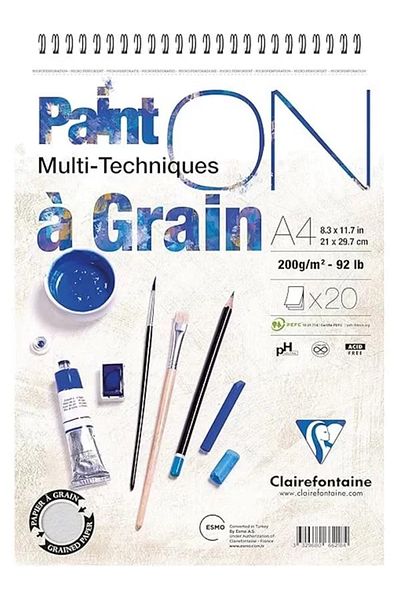 Mu Art Ahşap Pd966218 Artistic Notebook, A4
