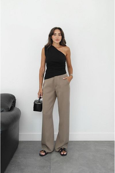 Havoş Mink Lyocell Palazzo Trousers