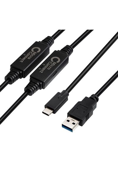 MicroConnect Kabel USB3.0 A do USB-C 10m 5Gb