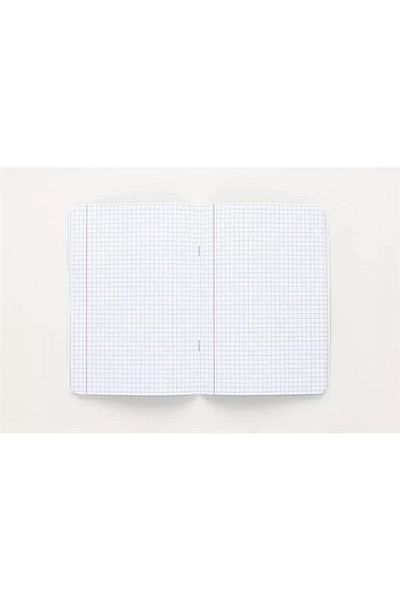 Mu Art Ahşap Colors A5 60 Sheets Checkered Notebook, Salmon 2 Pack