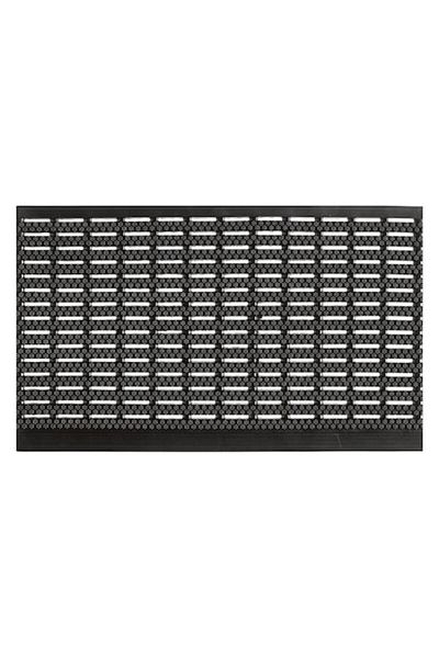 OPTIM DEKO Anti-slip Rubber Door Mat with Brushes ®OPTIMDEKO, 75 x 45 cm