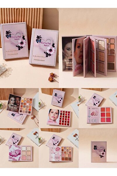 huitich مجموعة مكياج متكاملة تحتوي على ظلال العيون وأحمر الخدود وألوان الشفاه