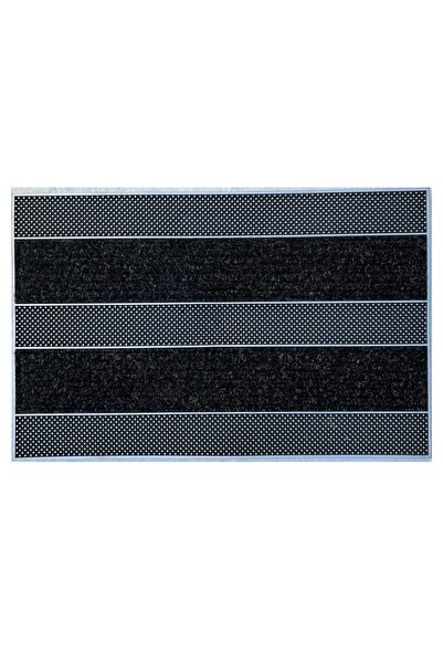 Optim Covoras cauciuc si polipropilena, AMUR CLASIC GREY 75 x 45 cm