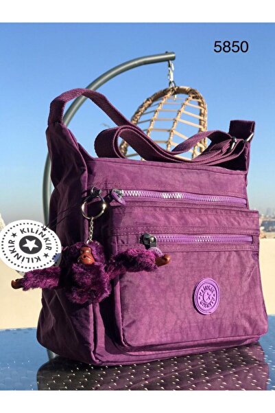 Klinkır Postacı Çanta Çok Cepli Çapraz Askılı Yağmura Dayanıklı Kumaş