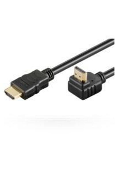 MicroConnect HDMI 1.4 kabel 90° 3m