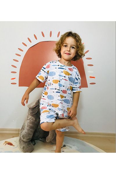 VEKSORA Summer Natural Pajama Set (Age 1-8)