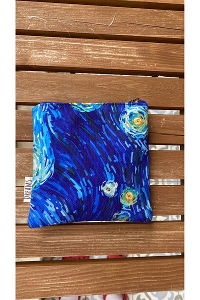 TALKING DREAMS Mini Wallet with Van Gogh Pattern