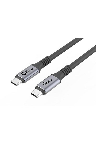 MicroConnect kabel USB4 USB-C 2m 40Gbps 100W