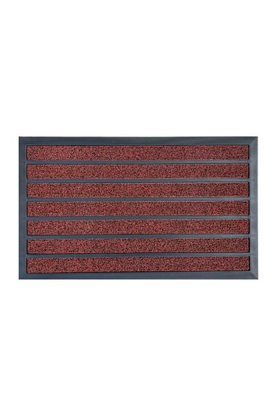Optim Entrance Mat Rubber and Polyethylene, FORTE Red, 75 x 45 cm