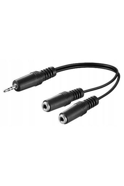 MicroConnect Kabel Audio 2 x 3.5mm 0,2m