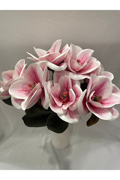 Ekol Çiçekçilik Manolya Yapay Çiçek 7 Kafalı 40cm Boy