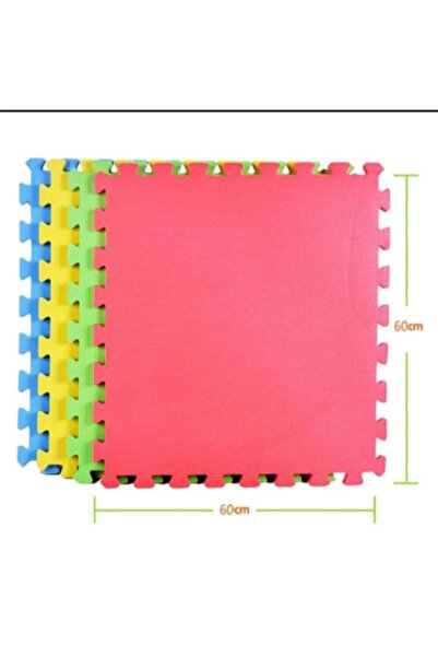 LUDIRO LUDIRO Puzzle Mat, 4 Pieces 60x60 Cm, EVA Foam, Protection, Versatility