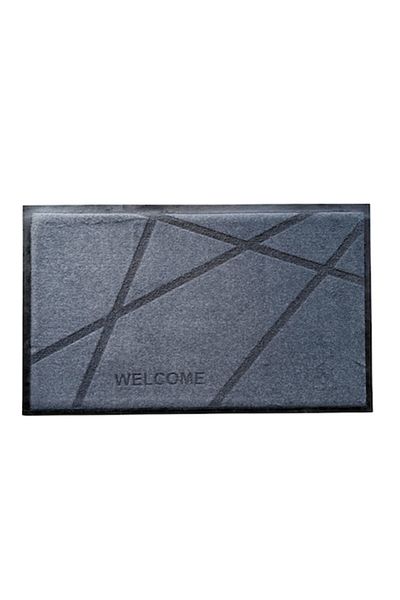 OPTIM DEKO Entrance Mat, Absorbent, Non-slip, Modern Design with 'Welcome' Inscription