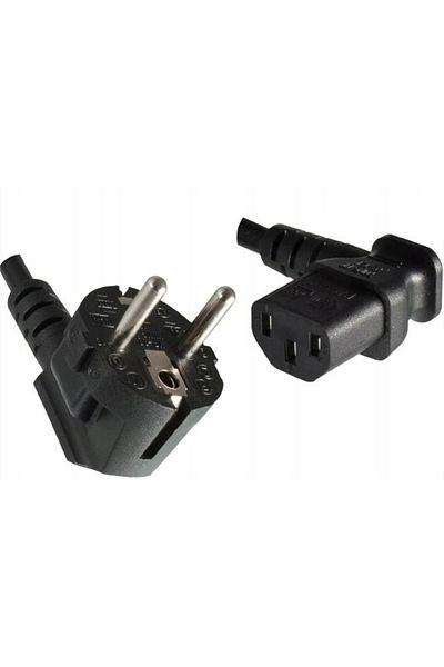 MicroConnect Cablu de alimentare Schuko unghiular-C13 unghiular 1.8m