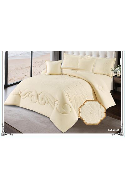 XI DUO A luxurious royal embroidered double bedspread to give your room beauty and elegance