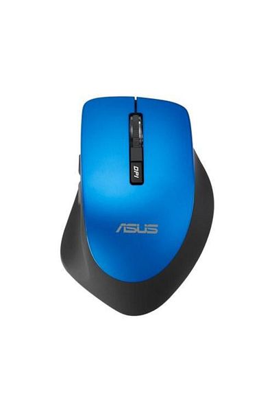 ASUS Bezprzewodowa Mysz Niebieska WT425, Praworęczna, Optyczna, RF, 1600 DPI, Czarno-Niebieska,