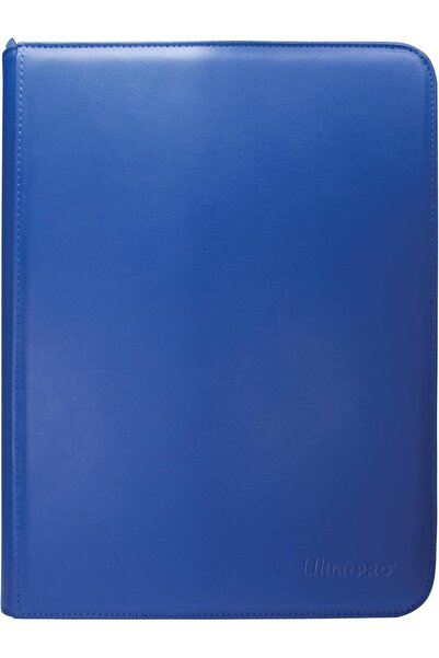 Fermuarlı Pro Binder Dark Blue 9 Cepli 360 Kart Kapasiteli