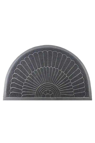 OPTIM DEKO Entrance mat, durable, rubber and polypropylene, semicircle, DM21, 80 X 50 cm