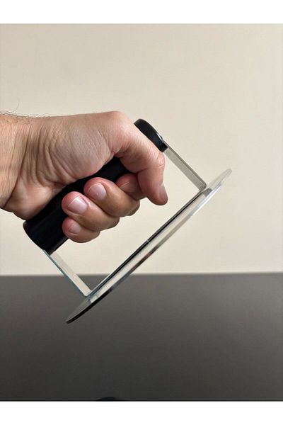 PLASTOBE Smash Burger Press Inox Stainless Basic Round (Meatball Crush Hand Tool 15cm)