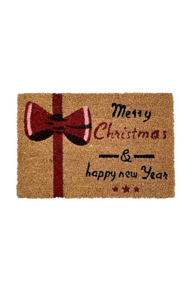 Optim Christmas Entry Mat, Coconut Fiber and Rubber, Merry Christmas, DM114 - 60x40 cm
