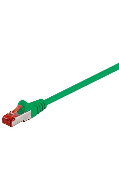 MicroConnect S/FTP CAT6 10m Zielony LSZH