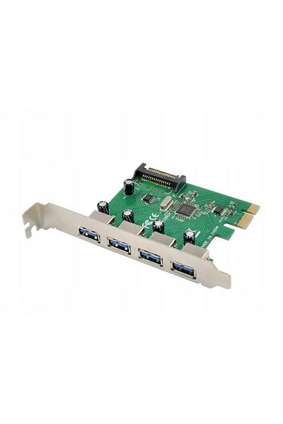 MicroConnect Karta PCIe z 4 portami USB 3.0