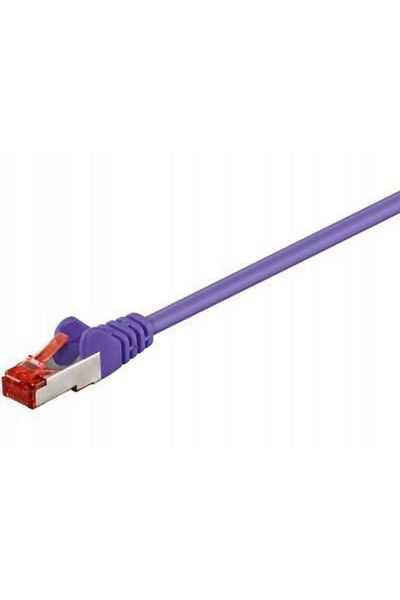 MicroConnect S/FTP CAT6 0,5m Fioletowy LSZH