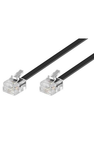 MicroConnect Cablu modular RJ11 6P/4C 6m Negru