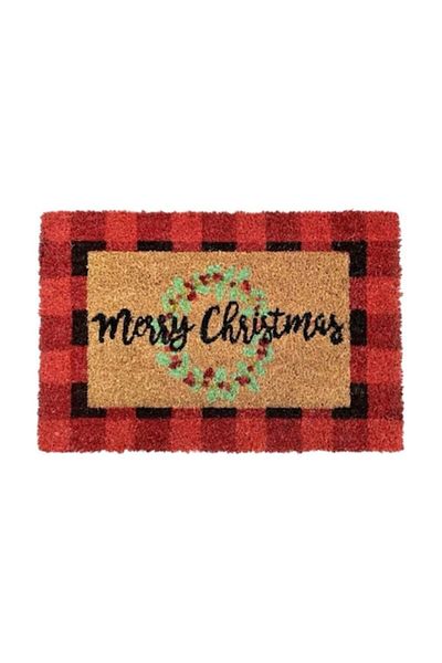 Optim Christmas Entry Mat, Coconut Fiber and Rubber, Merry Christmas, DM121 - 60x40 cm