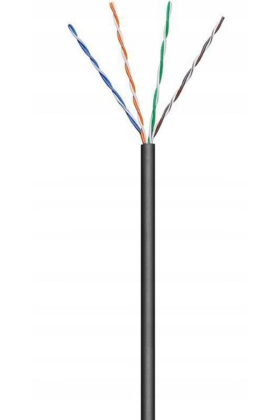 MicroConnect Cablu U/UTP CAT5e pentru exterior, 100 m, negru