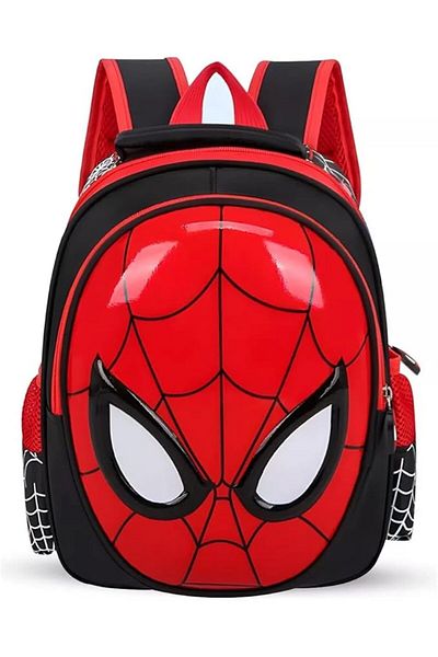 DmarQa Spiderman Waterproof School Bag for Boys & Girls – Kids Backpack for Ages 3-6, Shoulder Satchel