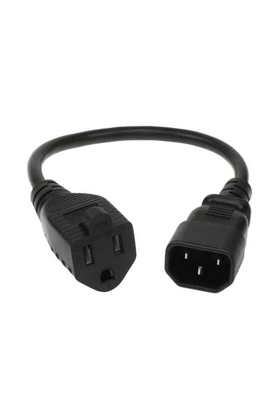 MicroConnect Cablu de alimentare NEMA 5-15R F la C14 0,3 m