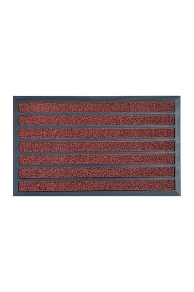 Optim Entrance Mat Rubber and Polyethylene, FORTE Red, 75 x 45 cm