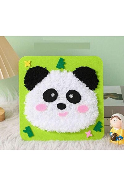 Gül Educational Knitting Kit Embroidery Set Panda