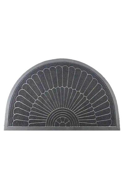 OPTIM DEKO Entrance mat, durable, rubber and polypropylene, semicircle, DM21, 80 X 50 cm