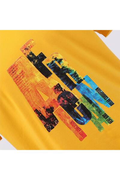 Dio Rise Men's Polo Neck Short Sleeve T-Shirt - (M-2Xl) - Psi-180 - Yellow