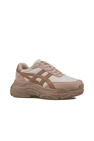 TAYGER Bej Kalın Taban Kadın Sneaker