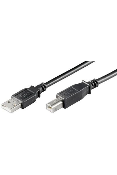 MicroConnect USB2.0 A-B kabel 0.1m