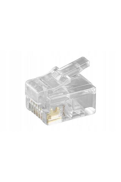 MicroConnect Wtyk modułowy RJ12 6P6C 10szt