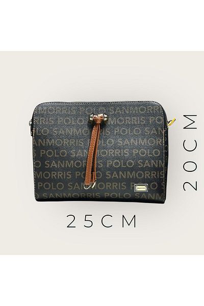 Sanmorris Women's Multi-Eye and Water Resistant Adjustable Cross Strap Shoulder Bag Smr.1400Yzl