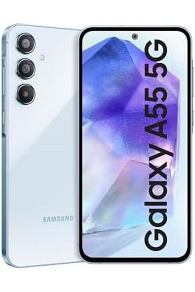 Samsung Galaxy A55 5G (Awesome Iceblue, 8GB RAM, 256GB Storage)