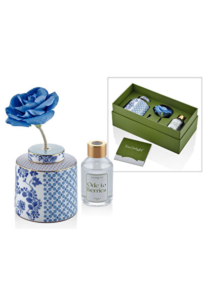 tea delight Fragrance Regency Damask Oda Kokusu- Mavi