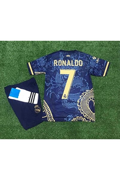 BYSPORTAKUS R.Madridd 2023/24 Sezonu Ejderha Desenli Cristiano Ronaldo Çocuk ...